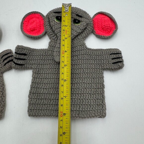 Vtg 70's R. Dakin Lion & Elephant Puppets (3) Golf Club Covers Zoo Animals - Picture 4 of 16